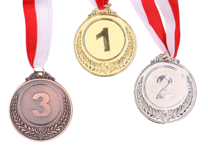 Zestaw medali na zawody konkursy 3szt