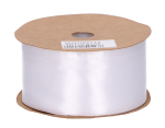 Wstążka atłasowa biała 3,8 cm x 25Y