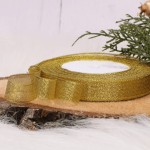 Wstążka brokatowa 1,5mm złota