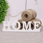 Zawieszka napis HOME biały 20cm 6szt