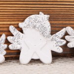 Przyklejki aniołki białe 3cm 19szt