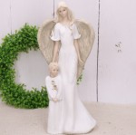 Anioł komunijny z chłopcem 36cm IHS Figurka Upominek Dekoracja Prezent