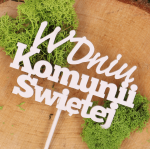 Piki "W dniu Komunii Świętej" białe 4szt