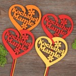 Piki na Dzień Mamy "Kochanej Mamie" kolorowe 4szt