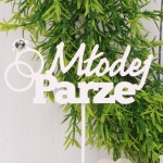 Piki białe "Młodej Parze" 4szt