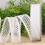 Wstążka ażurowa biała 2,2cm x 9m