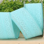 Wstążka jutowa morski 4cm 4,5m