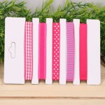 Wstążka ciemny róż 5 szt x 1 m