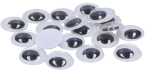 Oczka ruchome białe 2cm 15-20szt