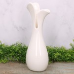 Wazon "Tulipan" ceramiczny ecru 31cm