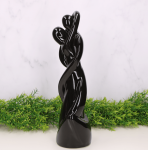 Akt "Para spleciona" ceramiczny szkliwiony 33 x 10 cm