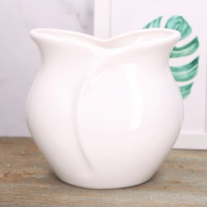 Wazon "tulipan szeroki mały" ceramiczny 16,5x16cm