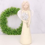 Anioł gipsowy żółty na komunię ślub 32cm