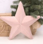 Gwiazda aksamitna welurowa brudny róż 30cm