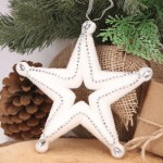 Zawieszka gwiazdka ze srebrnymi diamencikami 16cm