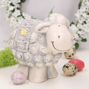 Baranek ceramiczny "Owca duża" 13 cm