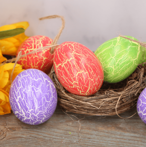 Jajka kurze naturalne kolorowe wydmuszki 6cm 12szt. 