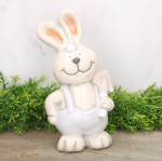 Zajączek figurka ceramiczna chłopiec mały 26 cm  