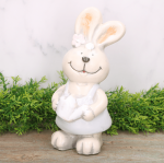 Zajączek figurka ceramiczna dziewczynka mała 26 cm  