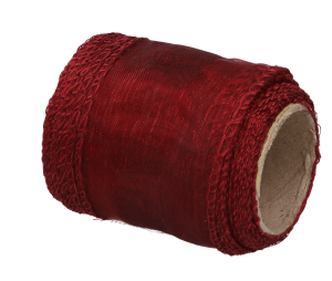 Organza na rolce tkanina tiul bordo 5cm