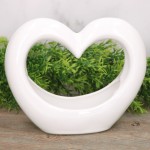 Stroik "serce stroik" biały 16,5cm