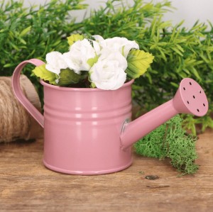 Metalowa konewka ozdobna osłonka róż 7cm 