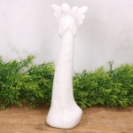 Anioł szkliwiony motylek biel 25cm