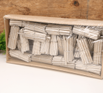 Patyczki drewniane na druciku złote 30szt