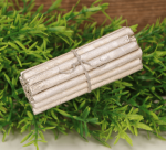 Patyczki drewniane na druciku złote 1szt