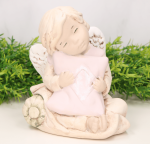 Anioł śpioszek figurka gipsowa chrzest 15cm