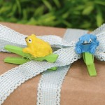 Spinacze żaby klamerki scrapbooking 24szt 