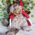 Renifer siedzący zwisające nogi 65cm