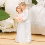Figurka małżeństwo para  ślub niemowlę 10cm  