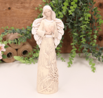 Aniołek ślubny z sercem kremowy 24cm   