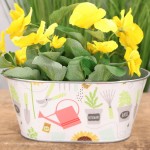 Osłonka metalowa podłużna owalna 20x9cm  