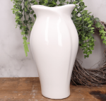 Wazon "Tulipan wysoki" ceramiczny biały 30cm 