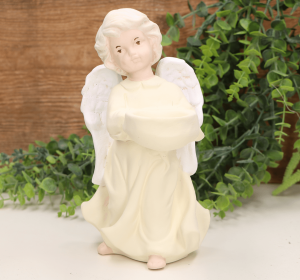 Aniołek figurka 23cm kremowy