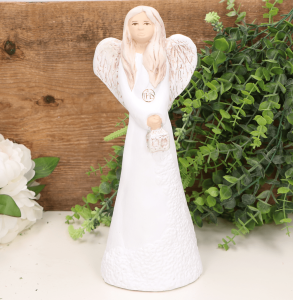 Anioł "NINA" z latarnią komunijny biel 32cm  