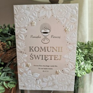 Kartka komunijna Pamiątka I Komunii Świętej 