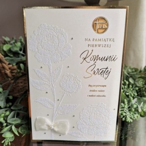 Kartka komunijna Pamiątka I Komunii Świętej 