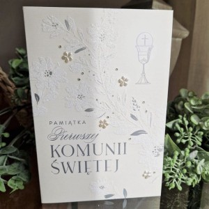 Kartka komunijna Pamiątka I Komunii Świętej 