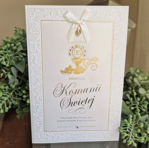 Kartka komunijna Pamiątka I Komunii Świętej 