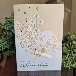 Kartka komunijna Pamiątka I Komunii Świętej  