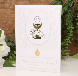 Pamiątka komunijna książka z kopertą 1szt. MIX 