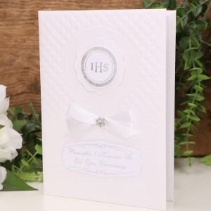 Pamiątka komunijna książka z kopertą 1szt. OD OJCA CHRZESTNEGO