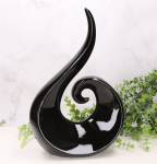 Figurka "Wiolonczela" ceramiczna czarna 34cm 