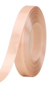 Wstążka satynowa 1,2cm x 35Y łososiowy