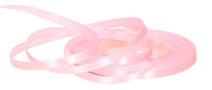 Wstążka satynowa 0.65cm x 35Y lt. pink