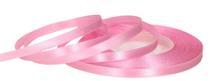 Wstążka satynowa 0.65cm x 35Y pastel pink