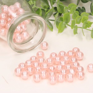 Koraliki ,perełki  różowe 0,9 cm 35g    